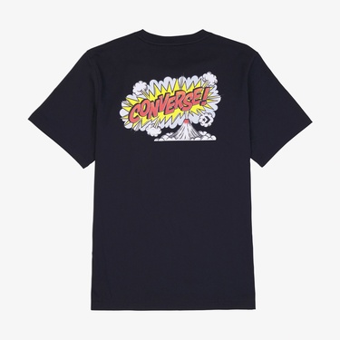  Converse Erkek Grafik Baskılı Lacivert T-Shirt