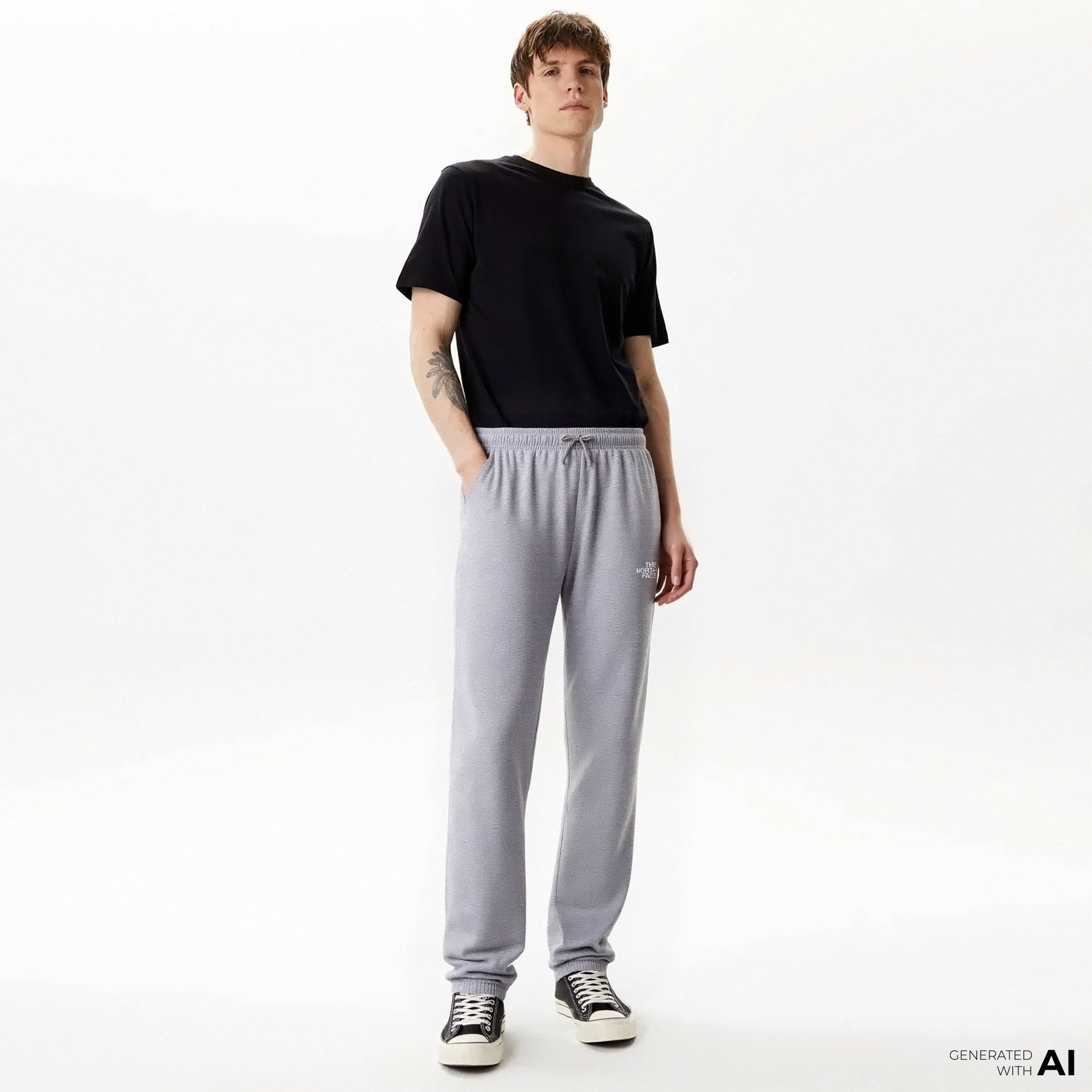 The North Face Simple Dome Regular Tapered Erkek Gri Outdoor Pantolon