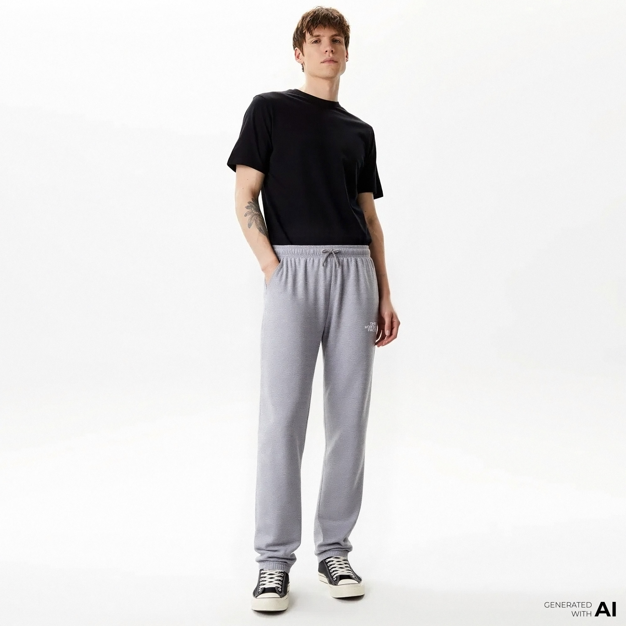  The North Face Simple Dome Regular Tapered Erkek Gri Outdoor Pantolon