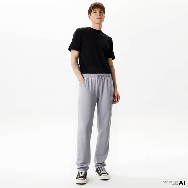  The North Face Simple Dome Regular Tapered Erkek Gri Outdoor Pantolon