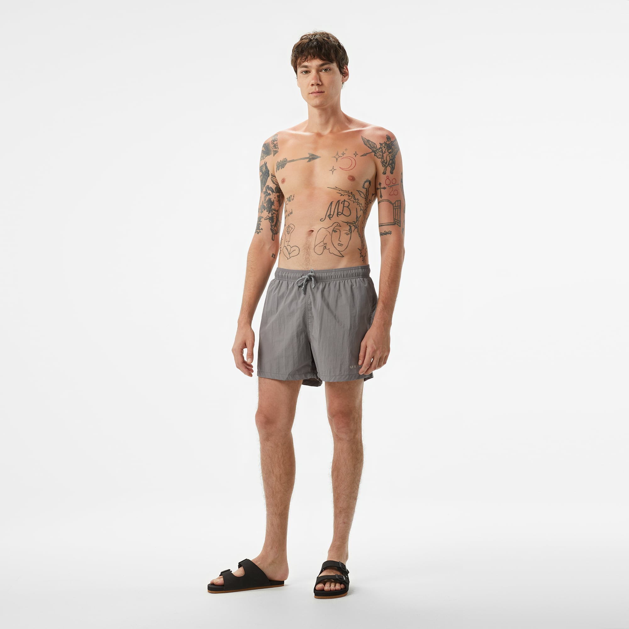  UNITED4 Erkek Gri Mayo Şort