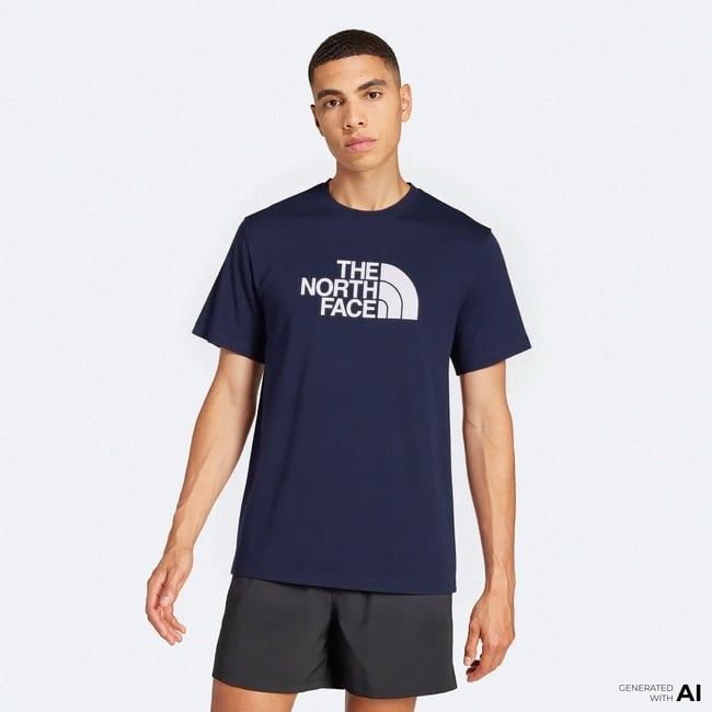  The North Face Ss Easy Erkek Lacivert T-Shirt