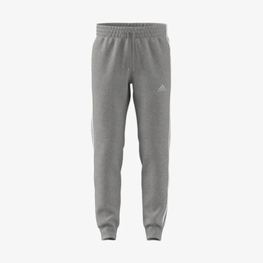  adidas 3 Stripes Fleece Trappered Erkek Gri Günlük Eşofman Altı