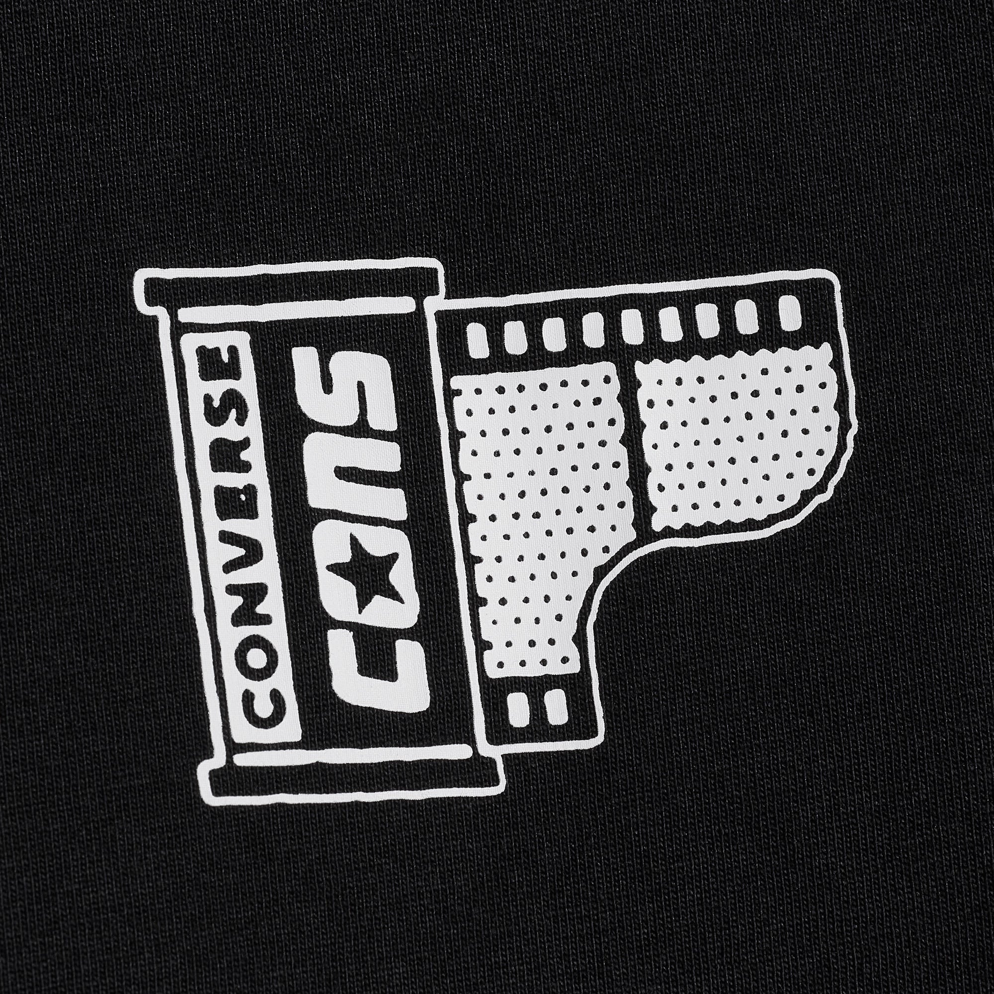 Converse Erkek Siyah T-Shirt