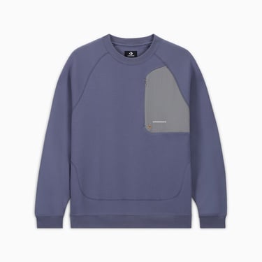 Converse Erkek Loose Fit Mor Sweatshirt