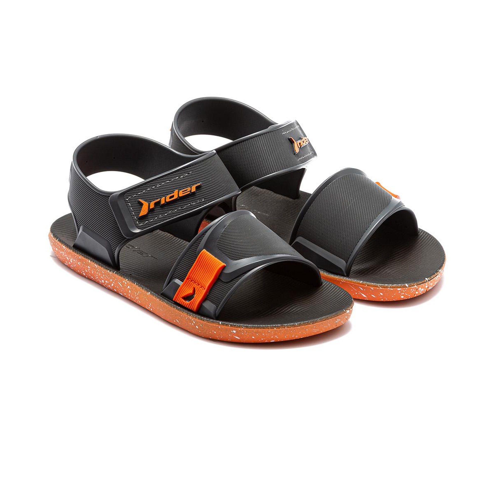 Kick Çocuk Sandalet Siyah-Turuncu 28/38