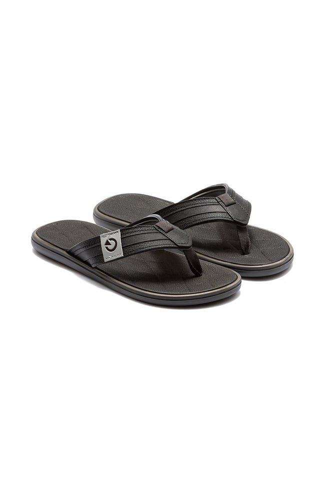  Malta Erkek Parmak Arası Terlik Siyah-Gri 39/46