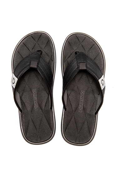  Malta Erkek Parmak Arası Terlik Siyah-Gri 39/46