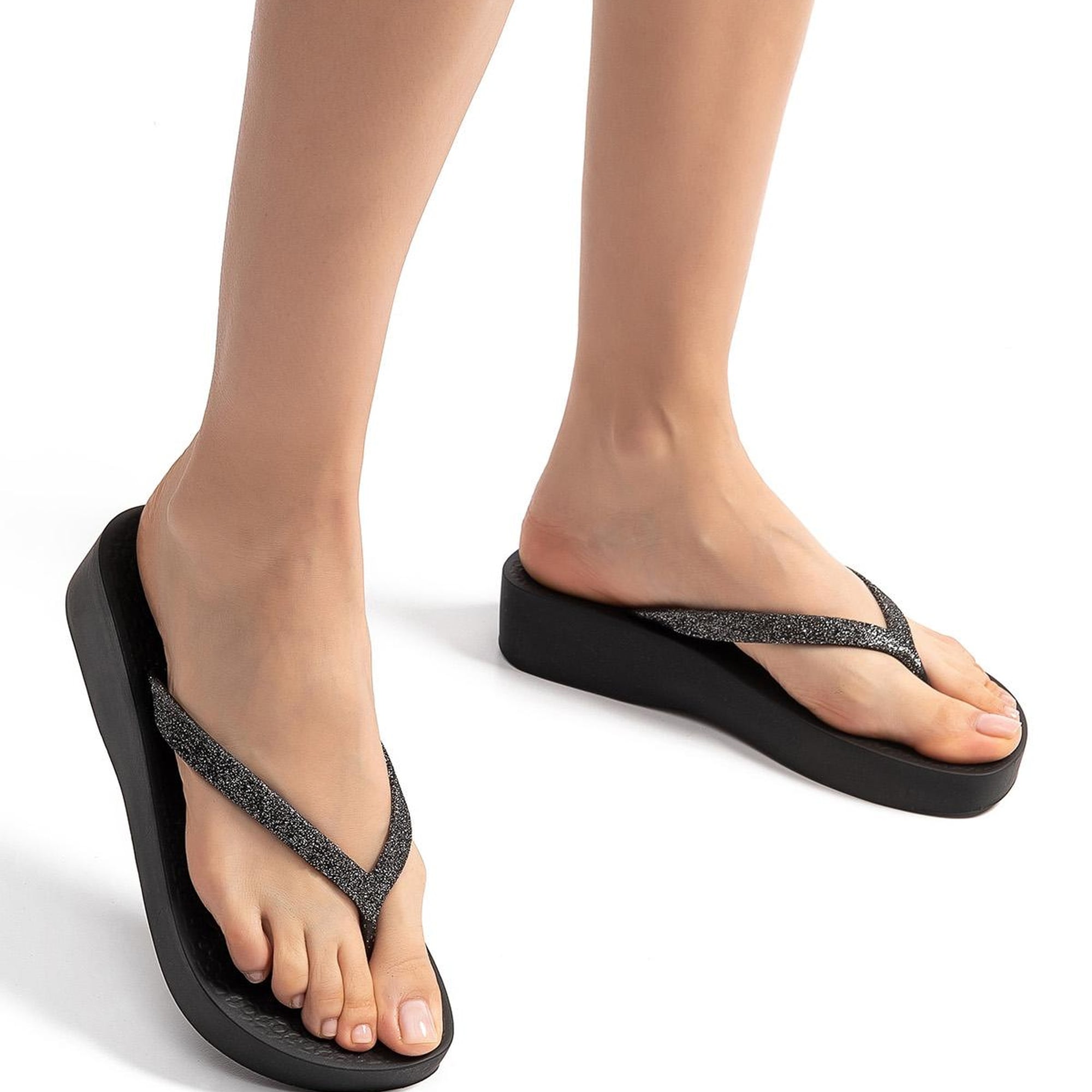 Mesh Chic Kadın Parmak Arası Terlik Siyah 35/42