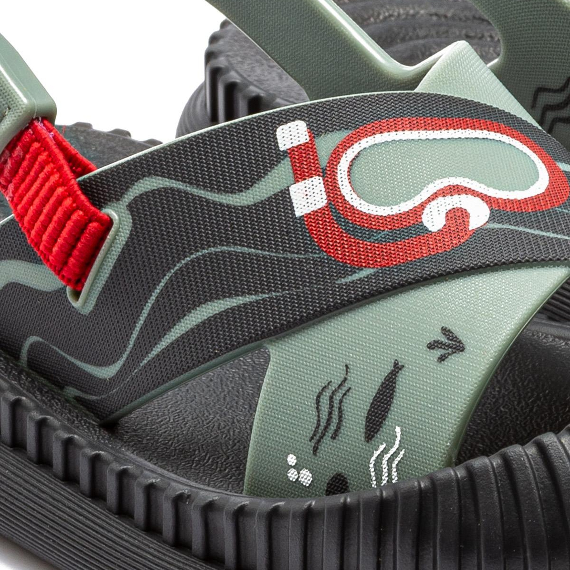 Fun Sea Çocuk Sandalet Gri-Yeşil 19/27