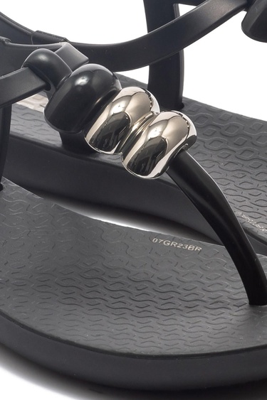  Class Blown Çocuk  Parmak Arası Sandalet Siyah 27/36