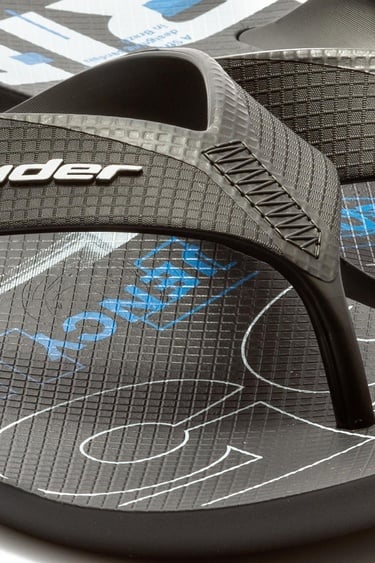  Way Dedo Erkek Parmak Arası Terlik Siyah Mavi 39/46