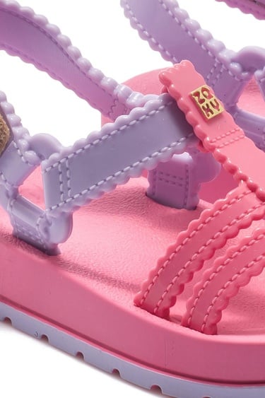  Nina Conectada Çocuk Sandalet Pembe 19/27