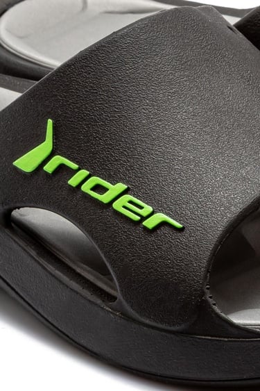  Bay Erkek Terlik Siyah-Yeşil 39/46