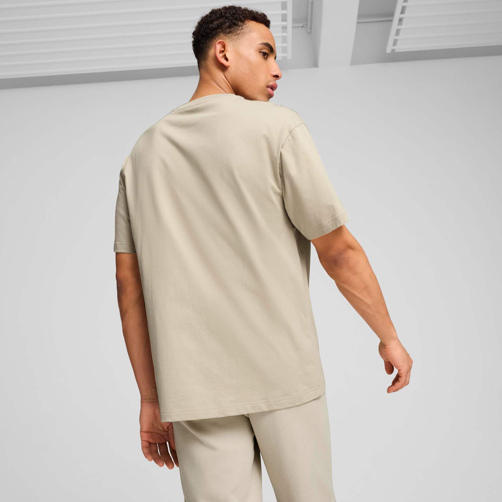 Puma Rad/Cal Erkek Bej Günlük T-Shirt