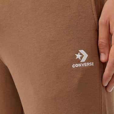  Converse Go-To Embroidered Star Chevron Unisex Kahverengi Eşofman Altı