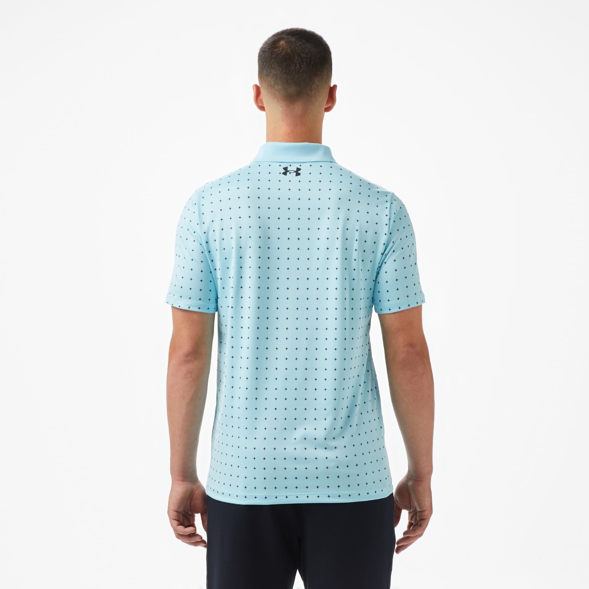 Under Armour Matchplay Printed Erkek Gri Golf Polo