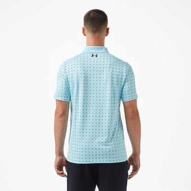  Under Armour Matchplay Printed Erkek Gri Golf Polo