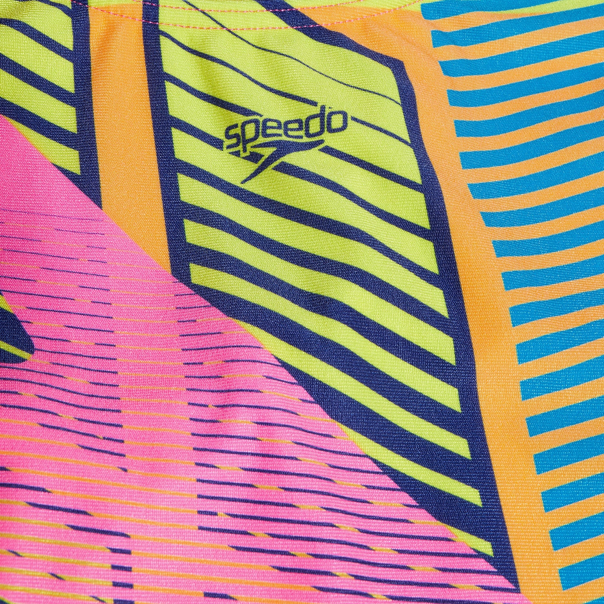 Speedo Allover Digital Splashback Çocuk Renkli Mayo