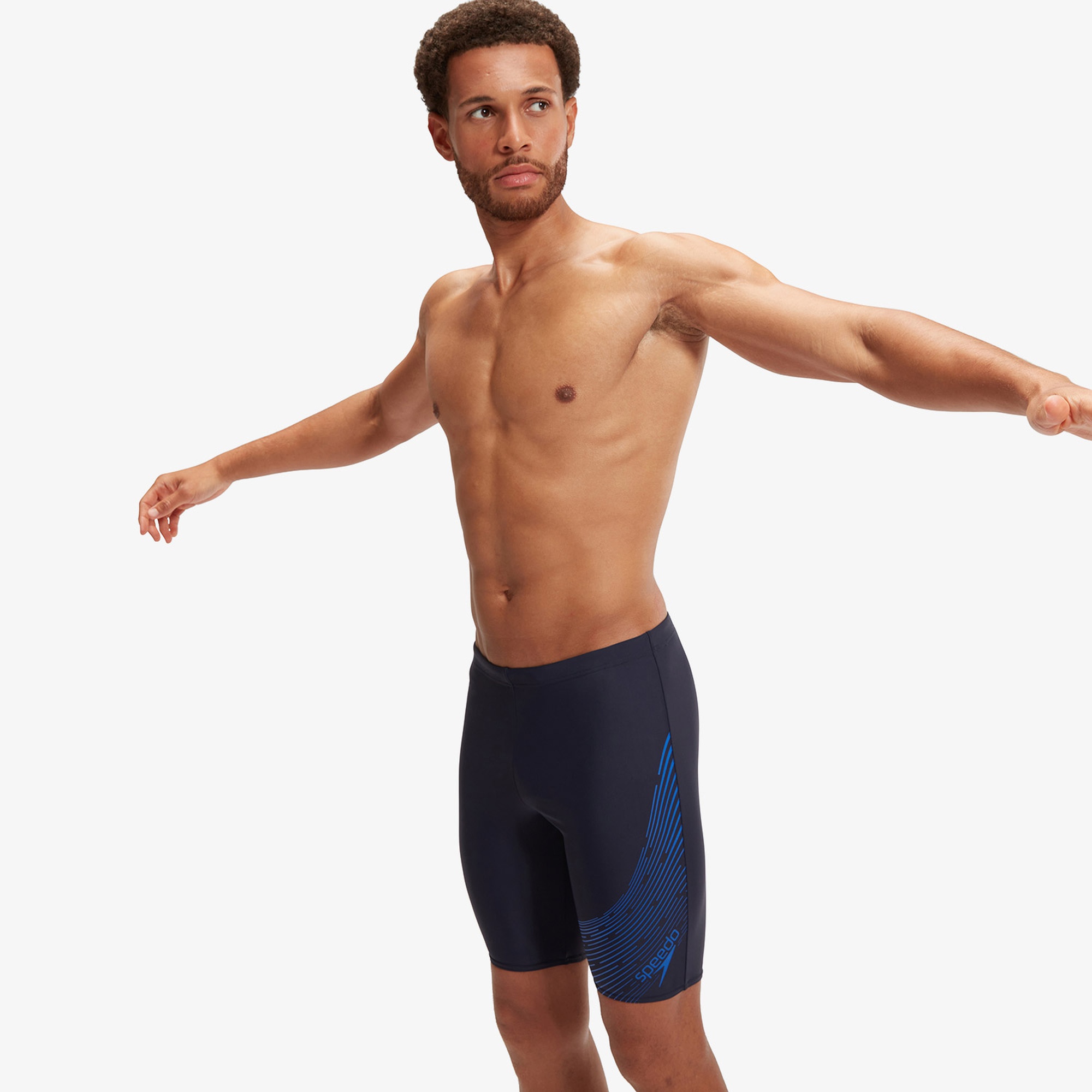 Speedo Medley Logo Jammer Erkek Siyah Mayo