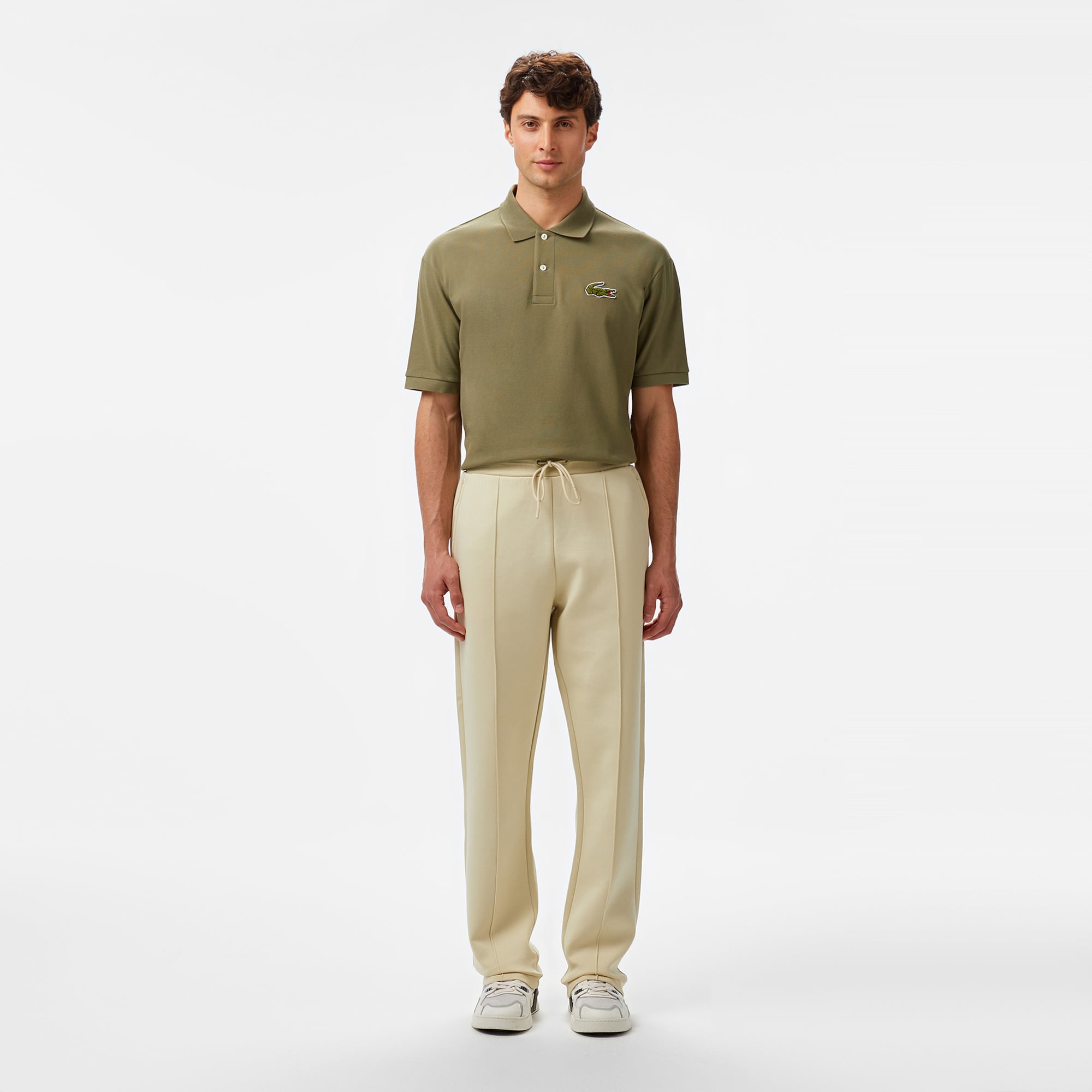  Lacoste Classic Erkek Relaxed Fit Bej Eşofman Altı