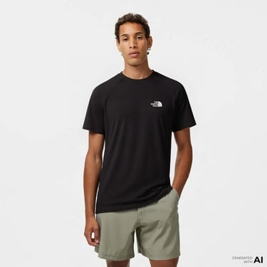  The North Face Gravel Erkek Siyah Günlük T-Shirt