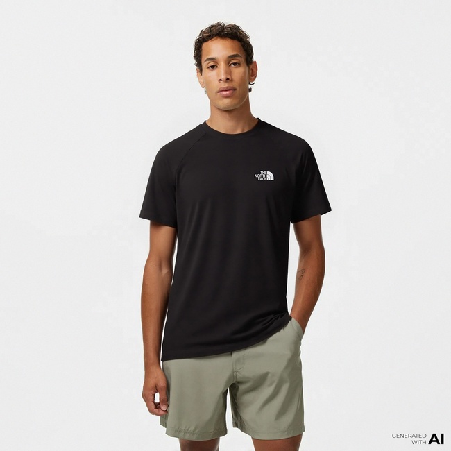  The North Face Gravel Erkek Siyah Günlük T-Shirt