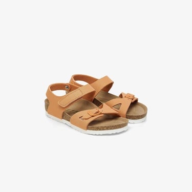  Birkenstock Colorado Tex Canvas Vegan Çocuk Turuncu Sandalet