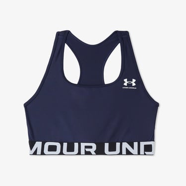  Under Armour Heat Gear Mid Kadın Lacivert Antrenman Bra