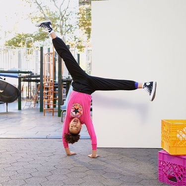  Converse Oversized Chuck Patch Çocuk Pembe Hoodie