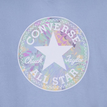  Converse Oversized Chuck Patch Çocuk Mavi Hoodie