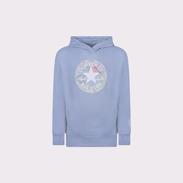  Converse Oversized Chuck Patch Çocuk Mavi Hoodie