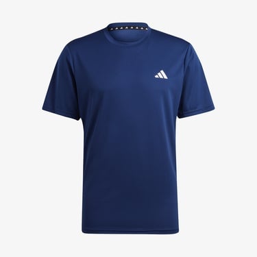  adidas Essentials Erkek Mavi Antrenman T-Shirt