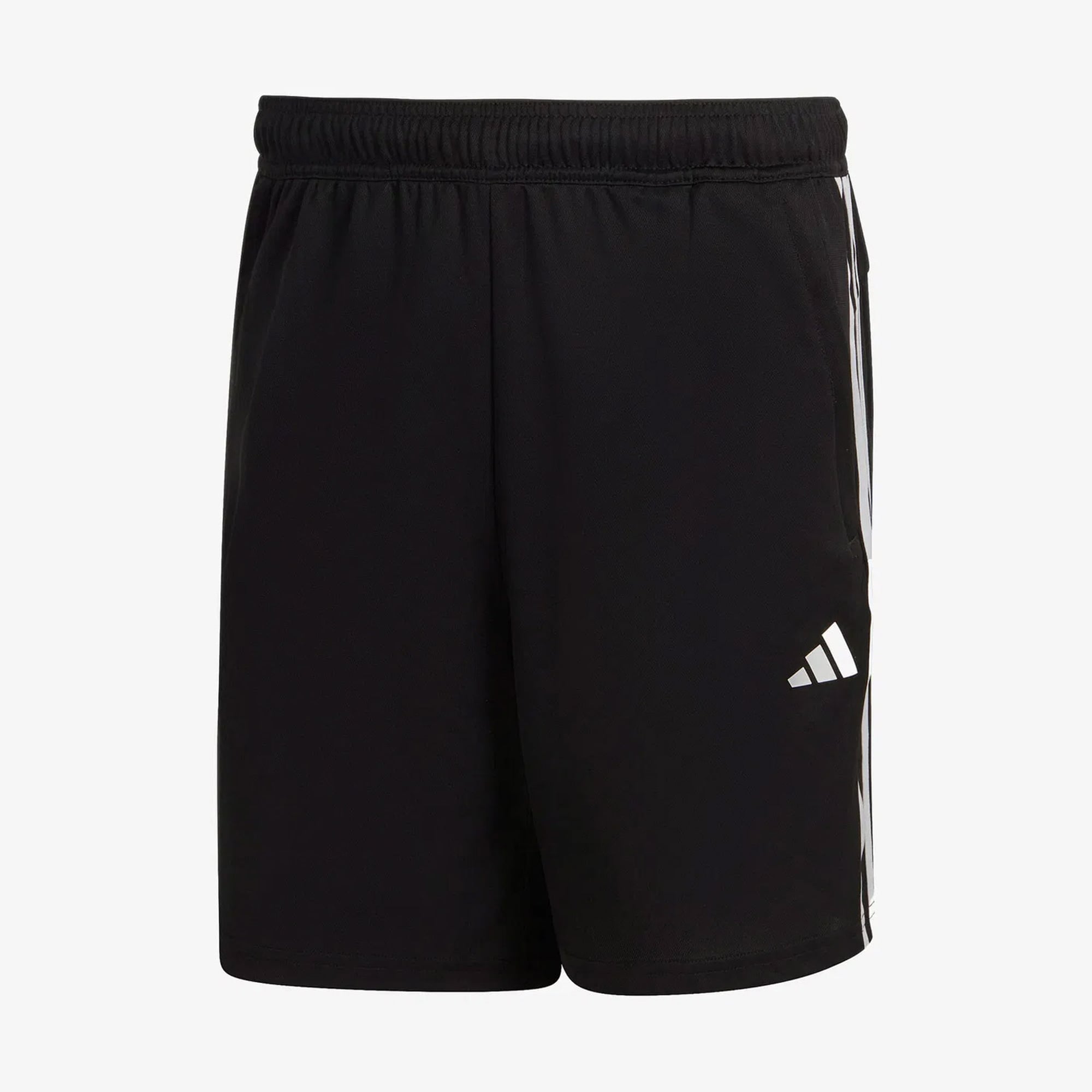 adidas Train Essentials Piqué 3 Stripes Erkek Siyah Antrenman Şort