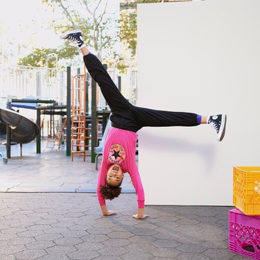  Converse Oversized Chuck Patch Çocuk Pembe Hoodie