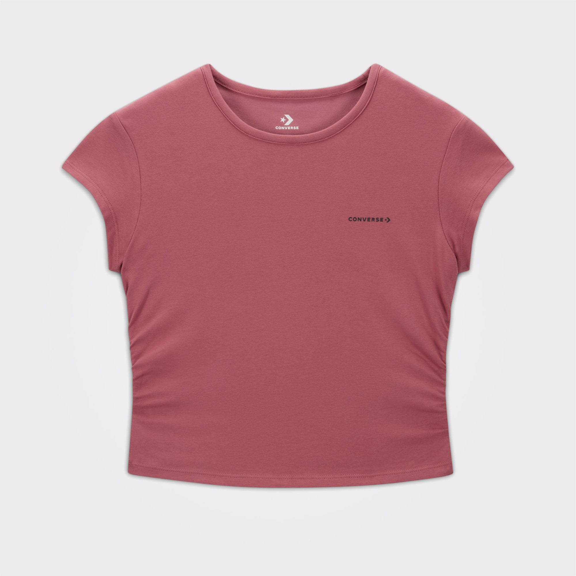 Converse Wordmark Kadın Bordo T-Shirt