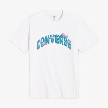  Converse Erkek Baskılı Beyaz T-Shirt