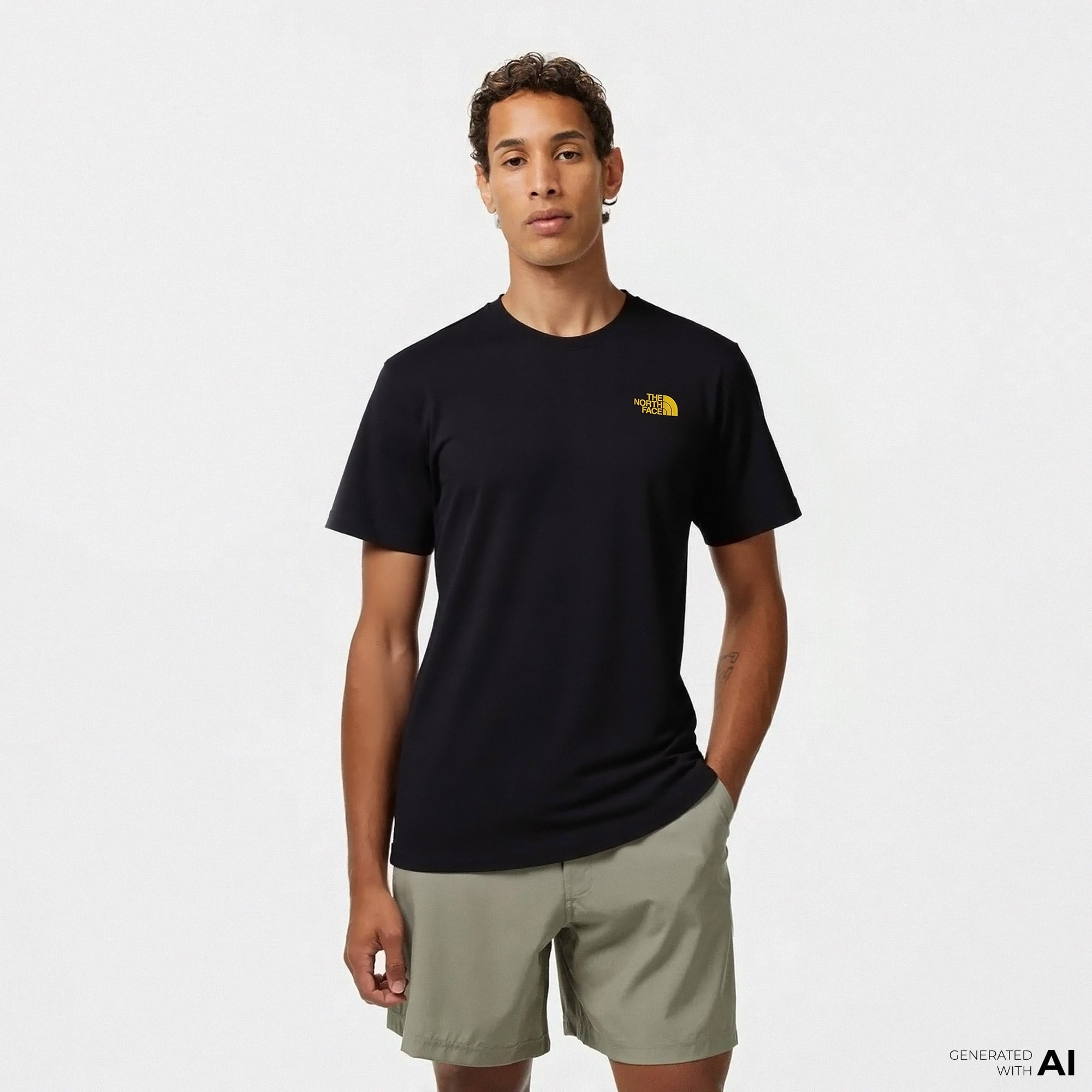 The North Face Ss Collage Erkek Siyah T-Shirt