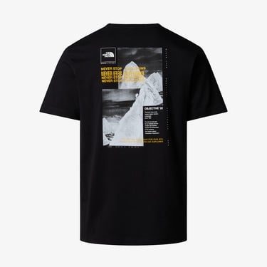  The North Face Ss Collage Erkek Siyah T-Shirt