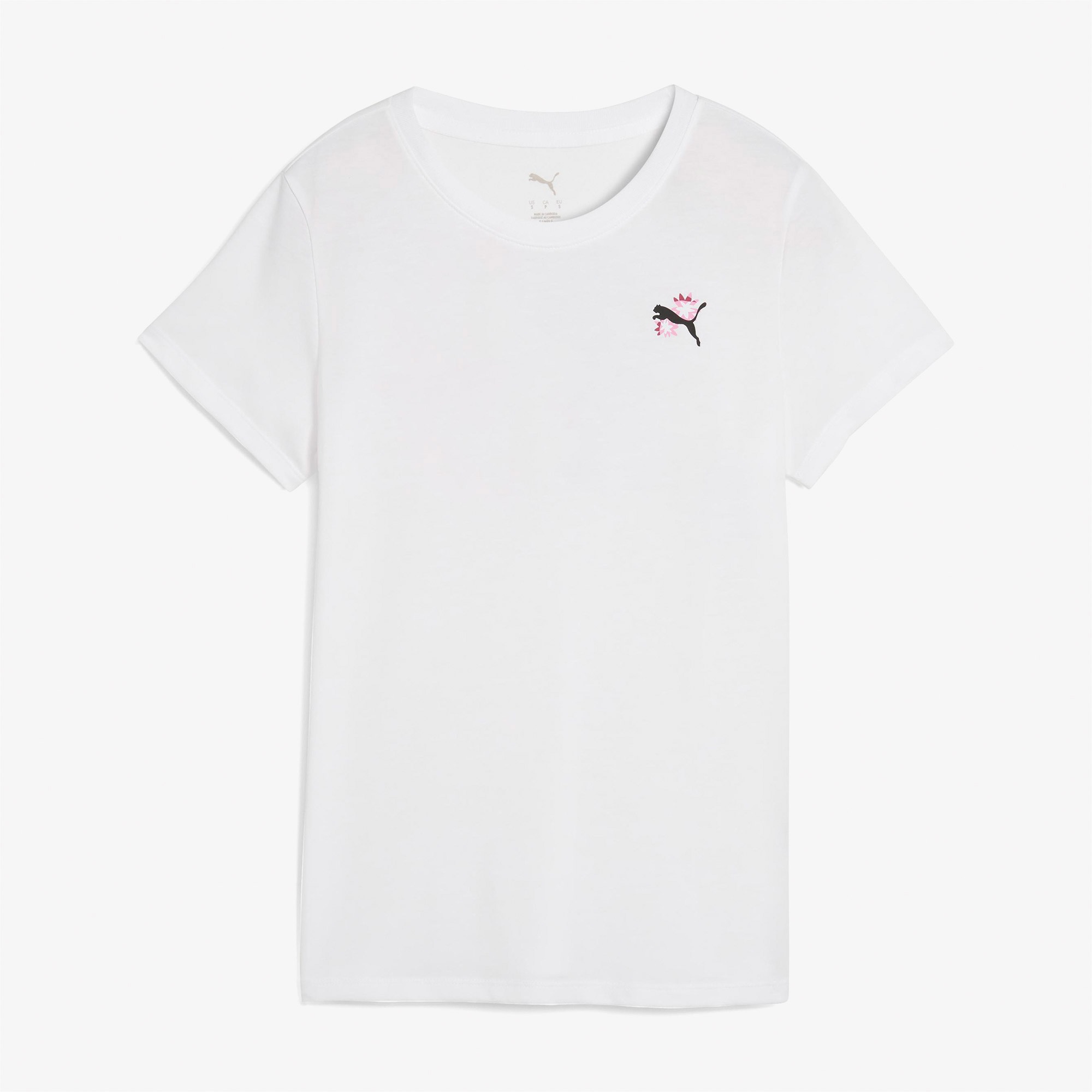 Puma Graphics Train Concept W Kadın Beyaz Antrenman T-Shirt