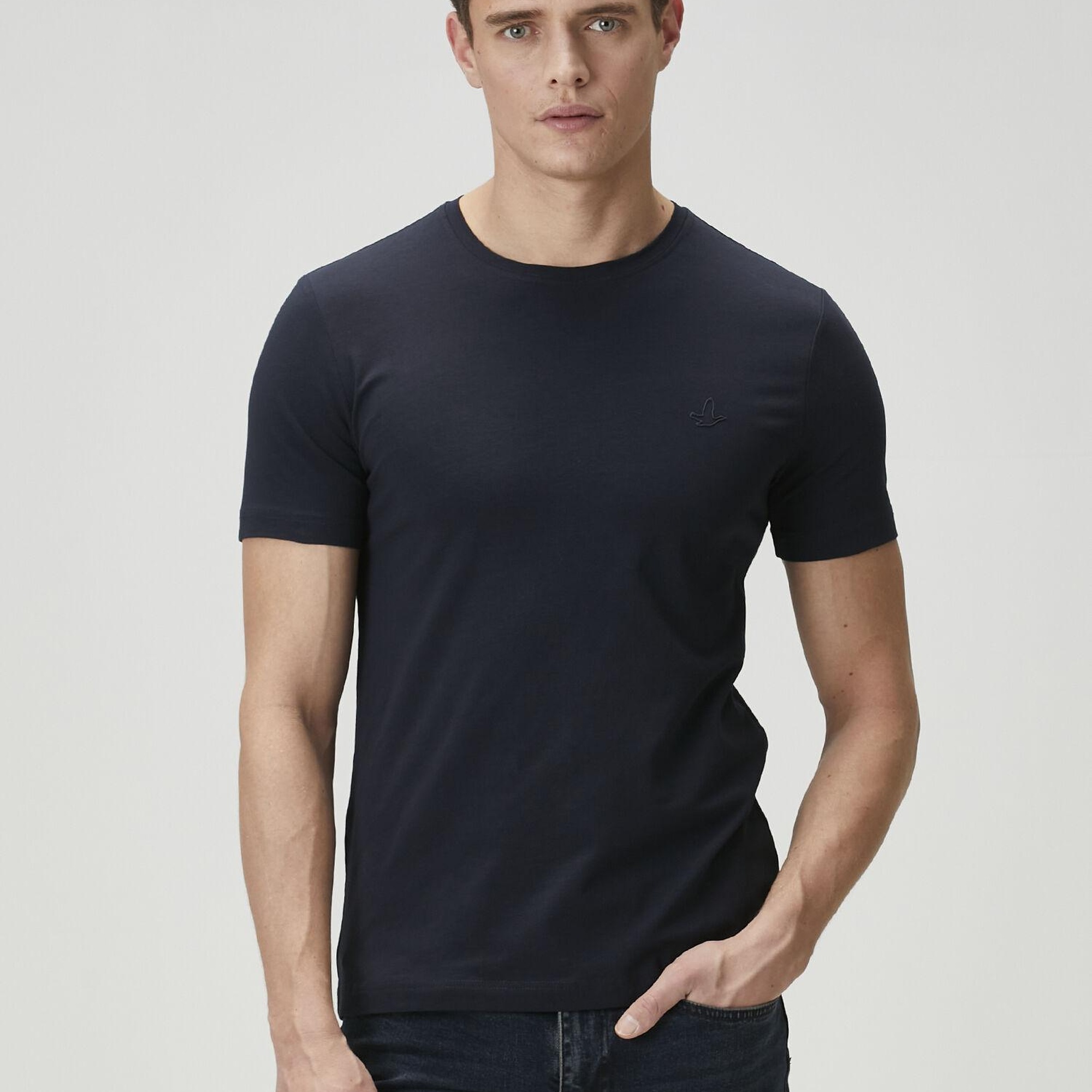 Beymen Club Erkek Lacivert Basic T-shirt