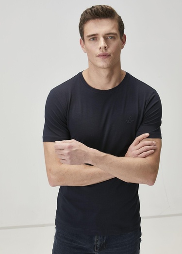  Beymen Club Erkek Lacivert Basic T-shirt