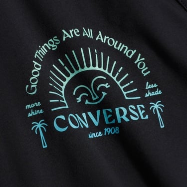 Converse Kadın Siyah T-Shirt