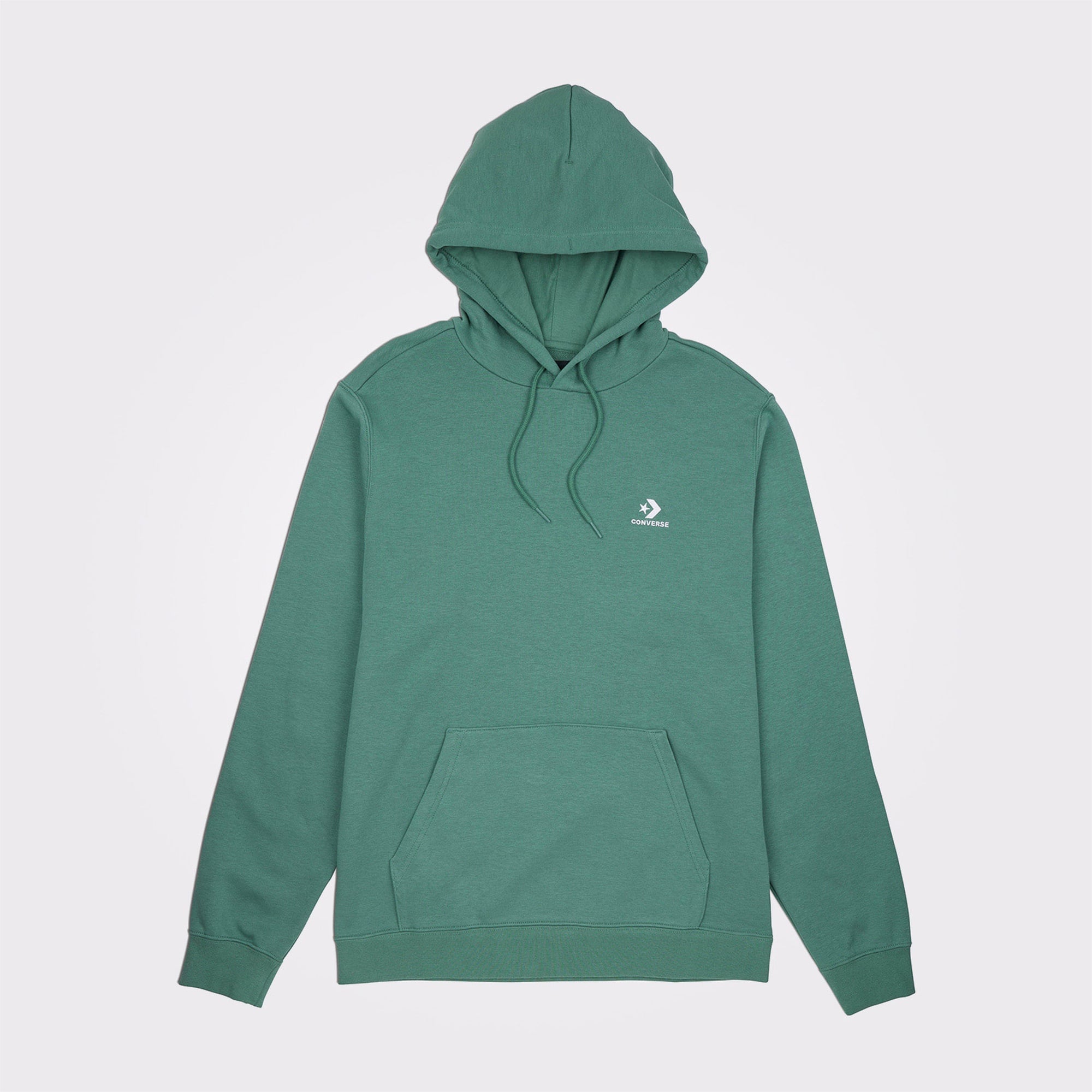 Converse Go-To Embroidered Star Chevron Standard-Fit Pullover Unisex Yeşil Hoodie