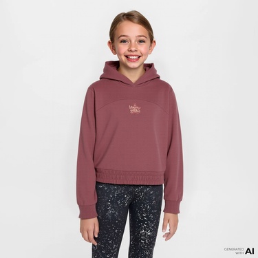  Energetics Full-Zipped Çocuk Kırmızı Günlük Sweatshirt