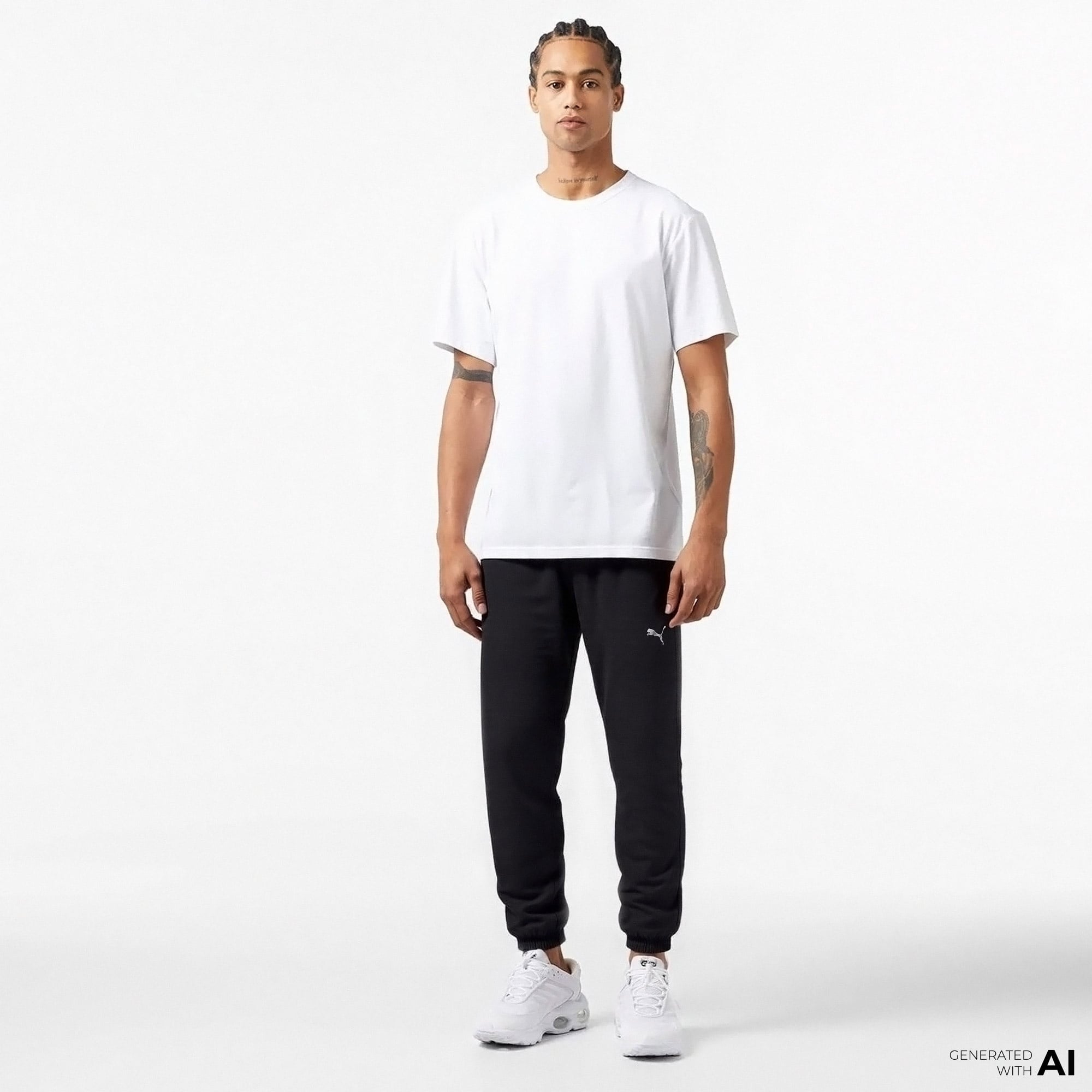 Puma Essentials Erkek Siyah Günlük Eşofman Altı