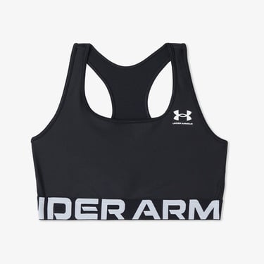  Under Armour Heat Gear Mid Kadın Siyah Antrenman Bra