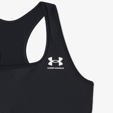  Under Armour Heat Gear Mid Kadın Siyah Antrenman Bra