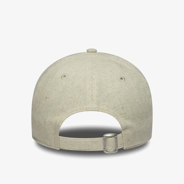  New Era 9Forty New York Yankes Mlb Linen Kadın Krem Şapka