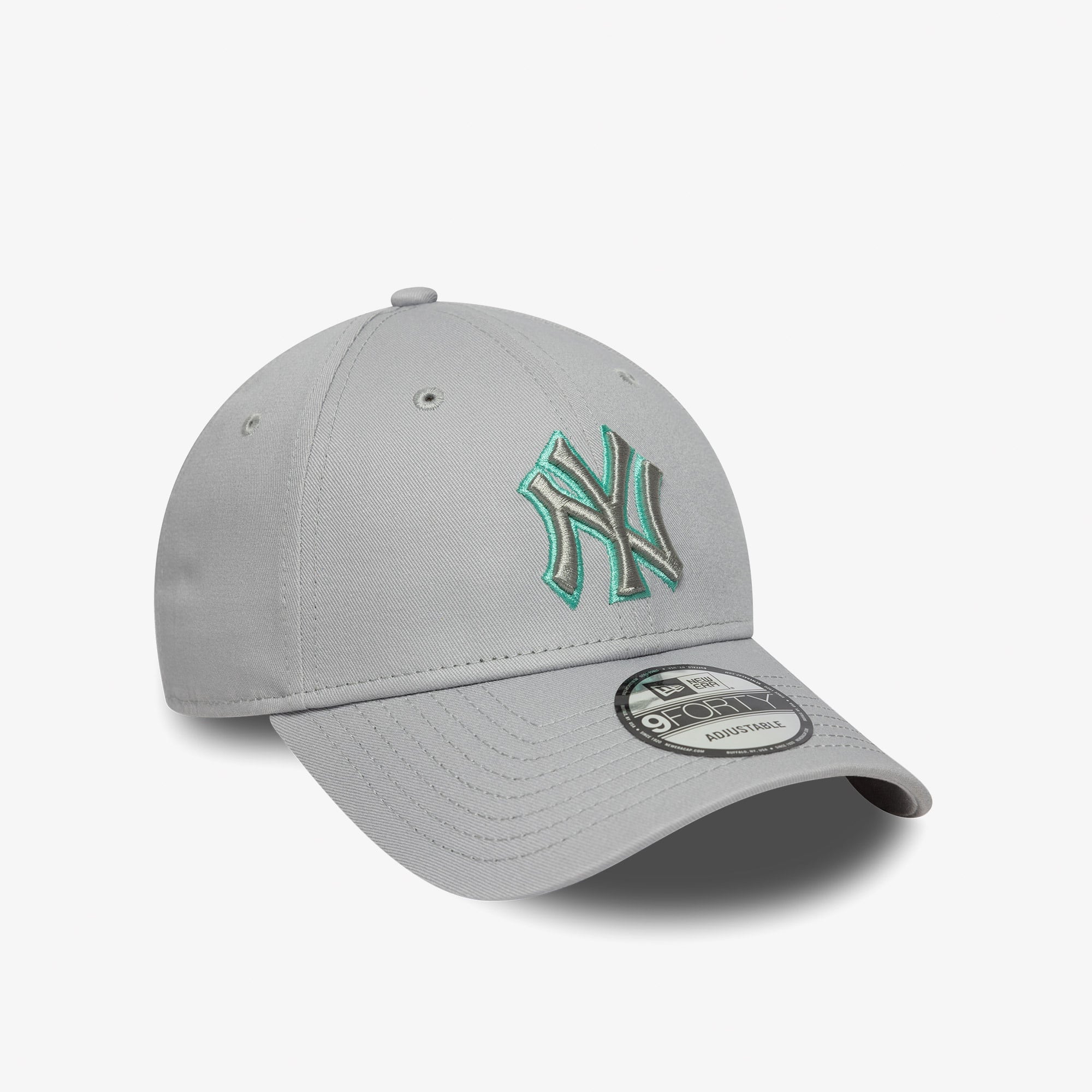 New Era New York Yankees Team Outline 9Forty Unisex Gri Şapka